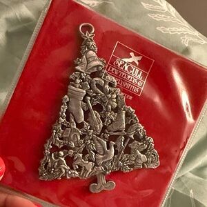 Seagull Pewter Christmas Tree Ornament